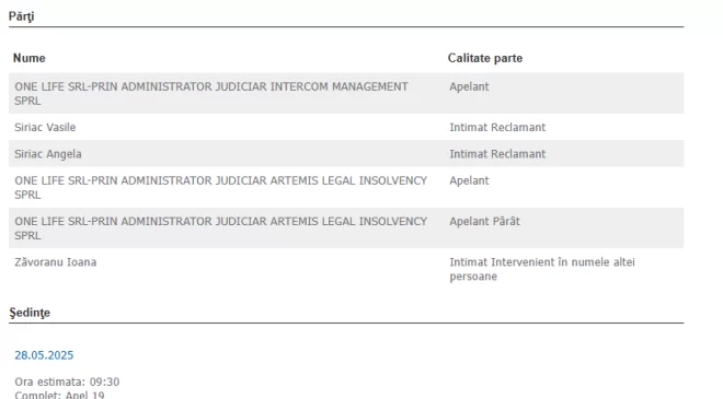 Oana Zăvoranu pierde procesul de evacuare: instanța respinge apelul din cauza neplății taxei de timbru