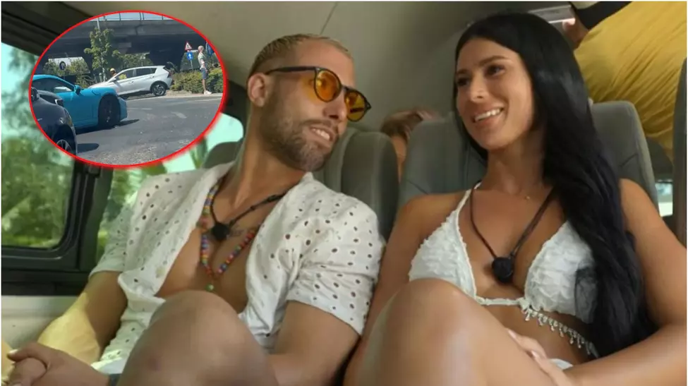 Ispita Mattia Carnessali, accident cu Porsche-ul la marginea Bucureștiului. Internauții, ironii la adresa Biancăi de la Insula Iubirii 2025