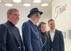 Ion Țiriac, apariție rară alături de fiica sa, Ioana. Și familia Hagi, prezentă la inaugurarea noii galerii Țiriac Collection