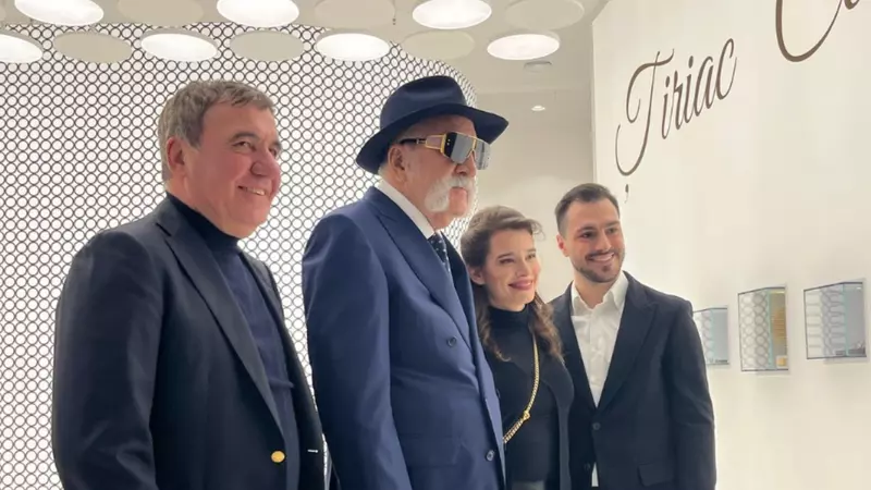 Ion Țiriac, apariție rară alături de fiica sa, Ioana. Și familia Hagi, prezentă la inaugurarea noii galerii Țiriac Collection