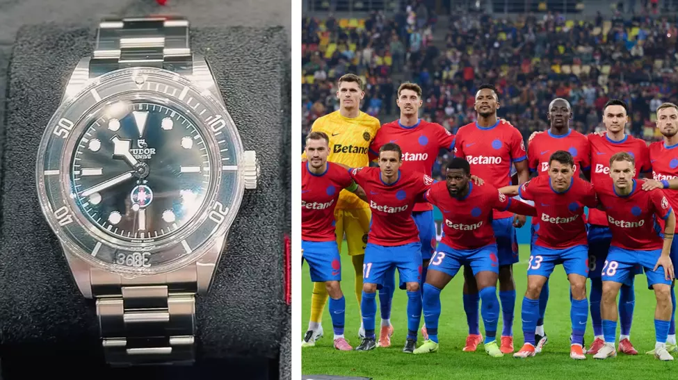 Ceasuri Tudor personalizate pentru campionii de la FCSB. Cât valorează modelul de lux primit de jucători