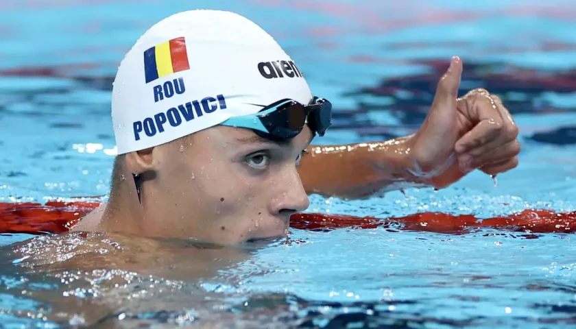 David Popovici, debut în forță la Europenele de la Paris. Românul, cel mai rapid în seriile de la 100 m liber