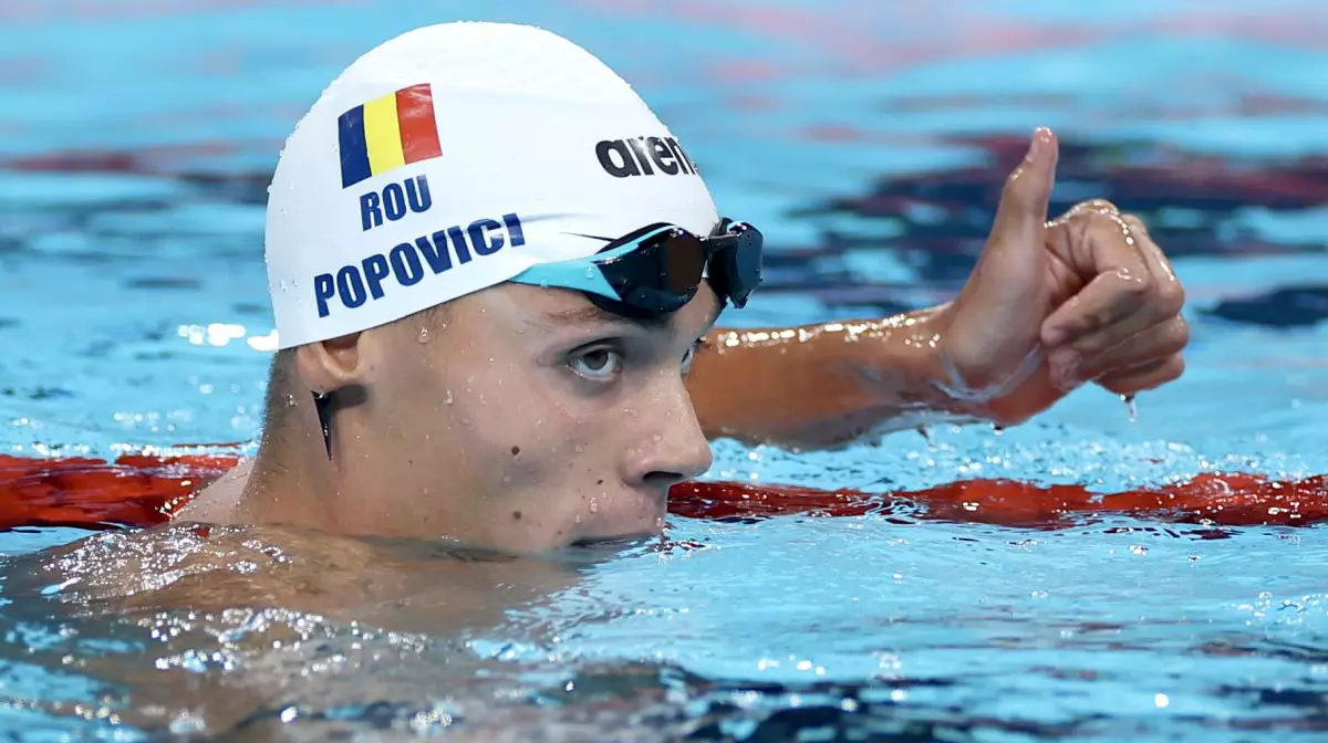 David Popovici, debut în forță la Europenele de la Paris. Românul, cel mai rapid în seriile de la 100 m liber